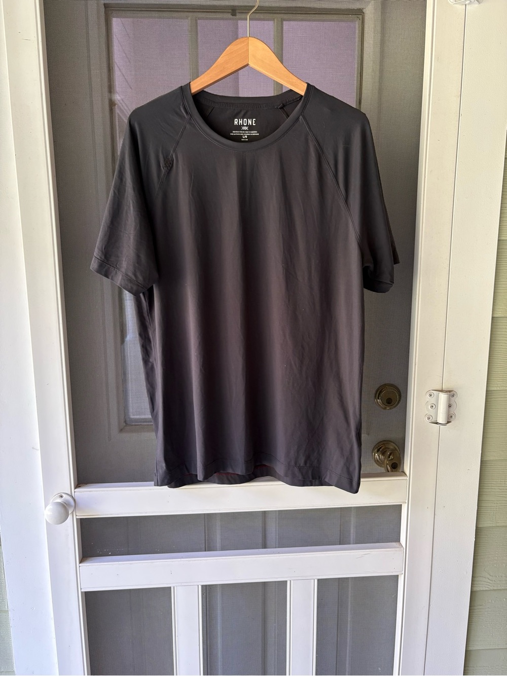 RHONE Men's Short Sleeve Crew Tee - Black